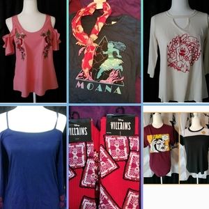 CLOSET CLEAN OUT Disney Fan T Shirt Mega Bundle